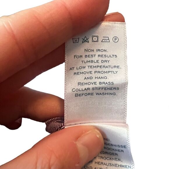 Charles Tyrwhitt purple button down dress shirt‎ - Picture 5 of 8